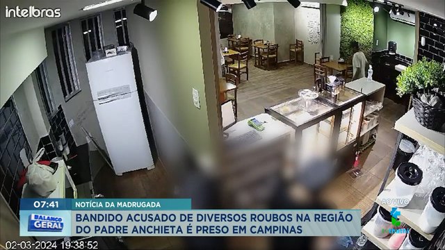BANDIDO ACUSADO DE DIVERSOS ROUBOS NA REGIÃO DO PADRE ANCHIETA É PRESO EM CAMPINAS