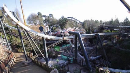 Alton Towers’ Tentacle Technician puts Finishing Touches To Nemesis Reborn
