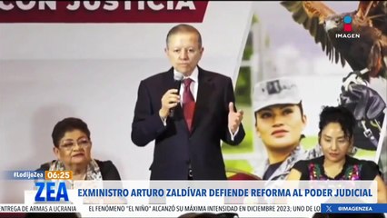 Arturo Zaldívar defiende la reforma al Poder Judicial de López Obrador