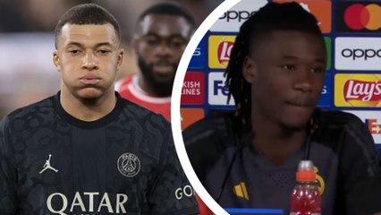 Camavinga no suelta prenda sobre Mbappé