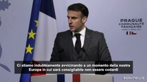 Macron a Praga invita gli alleati dell'Ucraina a non essere 