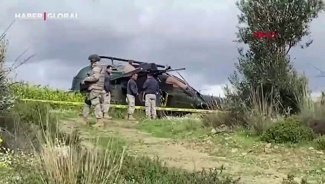 İzmir Çiğli'den havalanan askeri helikopter, Urla'ya zorunlu iniş yaptı: 1 yaralı