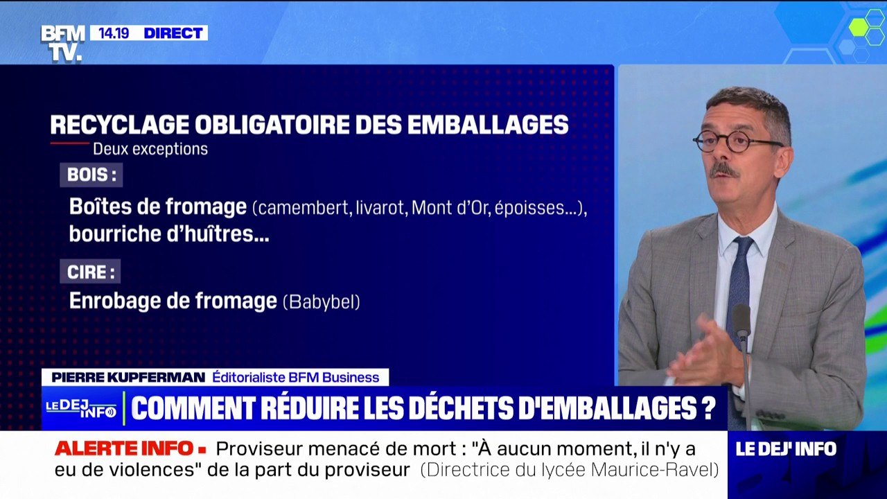 Boîtes de fromage, films plastiques, polystyrèn...