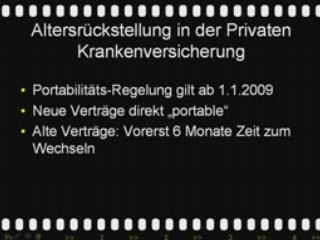 Private Krankenversicherung Altersrückstellung