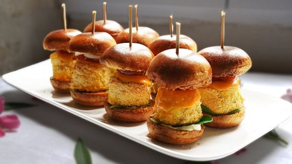 Ma RECETTE de MINI BURGER MAISON pour L'APERO !