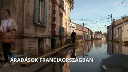 Fél éven belül harmadjára pusztítanak áradások Franciaország délnyugati részén