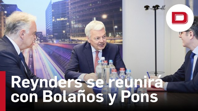 Reynders se reunirá con Bolaños y Pons de nuevo el día 13 porque ve «posibilidad» de acuerdo sobre el CGPJ