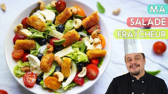 Ma SALADE Fraîcheur avec ces GOURMANDES Croquettes aux FROMAGES Panés ! #1