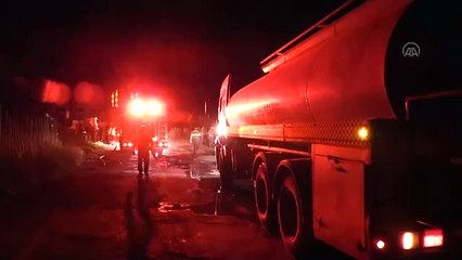 Keresteciler Sitesi'nde iki atölye bir traktör yandı! Belediye Başkan Yardımcısı: Problem yok