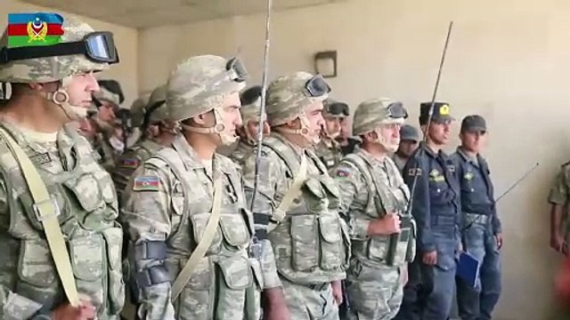 Azerbaycan ve Türk özel kuvvetlerinden ortak tatbikat kapsamında stratejik noktalara taarruz