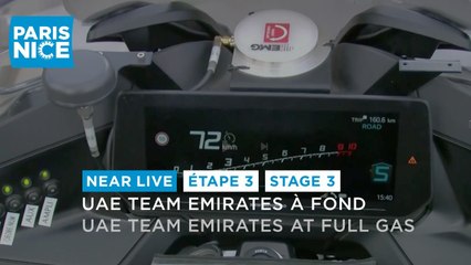 UAE TEAM EMIRATES at full gas - Stage 3 - Paris-Nice 2024