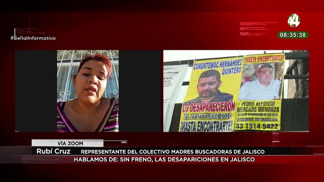 Rubí de la Cruz habla sobre las desapariciones en Jalisco y el actuar del gobierno ante la crisis