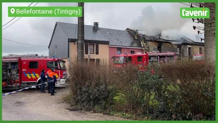 Incendie d'une maison à Bellefontaine