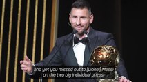 Does Messi need to retire for Haaland to win awards?
