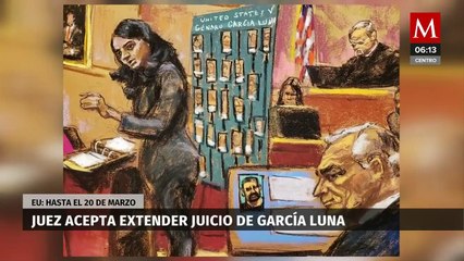 Juez acepta extender juicio de García Luna hasta el 20 de marzo