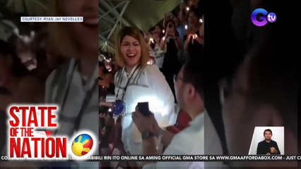 Wedding proposal para sa isang Filo Swiftie sa "The Eras Tour" | SONA