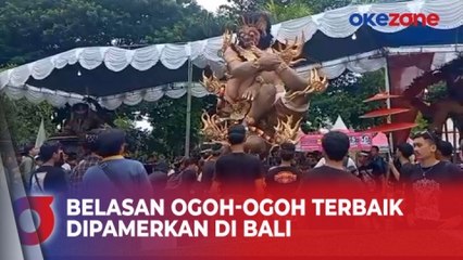 Jelang Nyepi, Belasan Ogoh-Ogoh Terbaik Dipamerkan di Bali