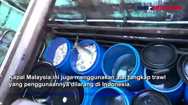 Petugas Tangkap Kapal Malaysia di Perairan Selat Malaka, ABK Terjun ke Laut