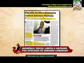 FISCALÍA LIMPIA A ANTAURO