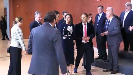 La Reina Letizia enamora en su visita a Sevilla dando una nueva vida a su vestido de punto