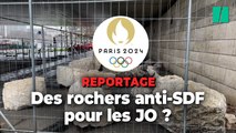 Ces rochers anti-SDF et anti-migrants au bord de la Seine font-ils partie du dispositif des Jeux Olympiques ?