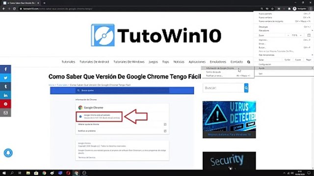 Como SABER que VERSIÓN de GOOGLE CHROME TENGO y ACTUALIZAR a la ÚLTIMA VERSIÓN