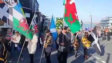 Newquay St Piran's Day parade 2024