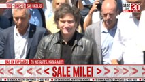 Así Milei saludó a la gente en ExpoAgro