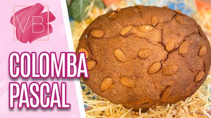 COLOMBA PASCAL sem glúten com gotas de CHOCOLATE- Você Bonita (05/03/2024)