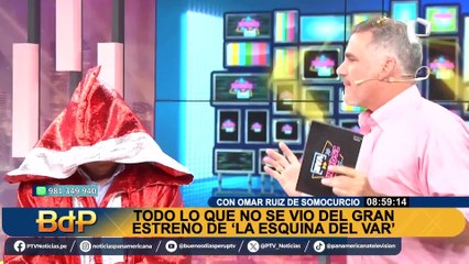 Así fue el estreno de 'La Esquina del Var": ¿Quién será la madrina del programa de Omar Ruiz de Somocurcio?