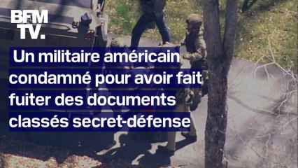 Un militaire américain condamné pour avoir fait fuiter des documents classés secret-défense