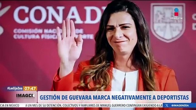 Gestión de Ana Gabriela Guevara en la CONADE ha estado marcada por el desprecio a los deportistas