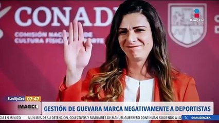 Gestión de Ana Gabriela Guevara en la CONADE ha estado marcada por el desprecio a los deportistas