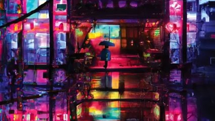 Screaming Bones - Neon Lights in the Rain