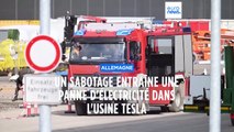 Allemagne : un sabotage prive l'usine Tesla d'électricité