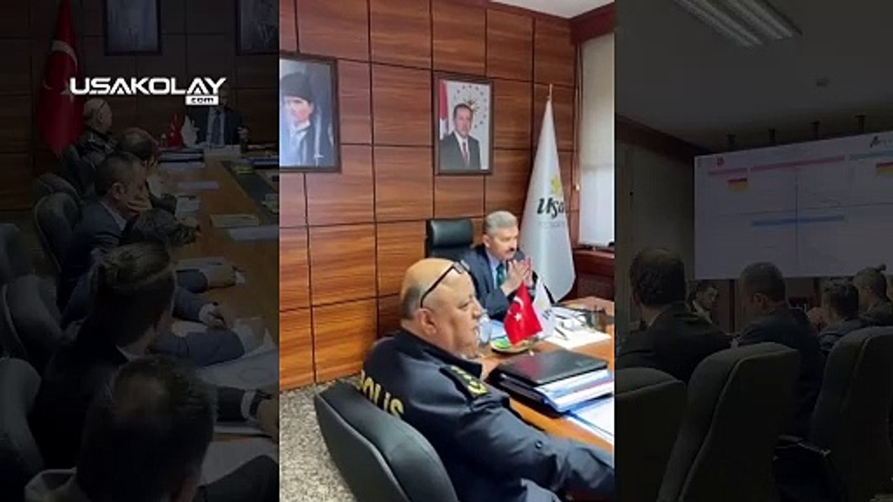 Uşakta güvenlik zirvesi