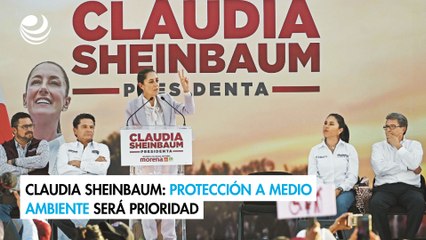 Claudia Sheinbaum: Protección a medio ambiente será prioridad