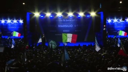 Abruzzo, Meloni: dalla piazza prendo la benzina per andare avanti