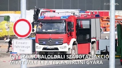 Tesla Berlini Gyár Állt Le Szélsőbaloldali Szabotázs miatt ⚠️ - thumbnail