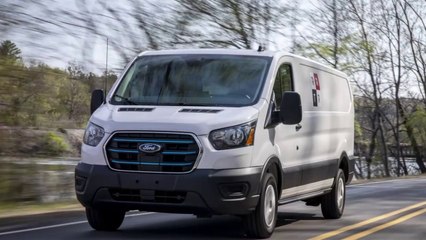 Coming to America with More Range and Faster Charging, New Ford E-Transit Van Line 2024