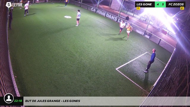 But de Jules Grange - LES GONES