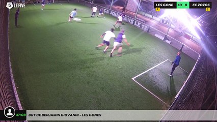 But de BENJAMIN GIOVANNI - LES GONES