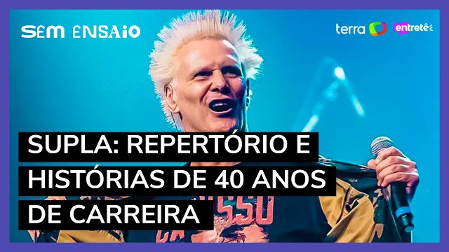 “Sem Ensaio”: Supla relembra os maiores sucessos de sua carreira