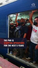 PNR will stop operations on March 28 for five years