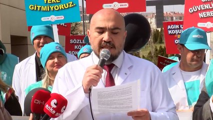 Hekimlerden 'siyah balonlu' basın açıklaması