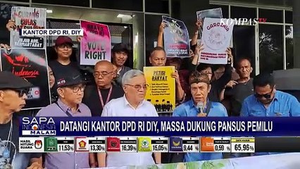 Datangi Kantor DPD RI DIY, Massa Garda Dukung Pansus Pemilu 2024!