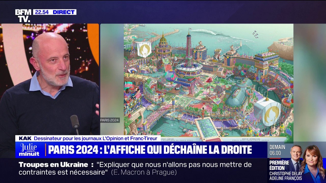 Affiche des Jeux Olympiques: "C'est artistiquem...