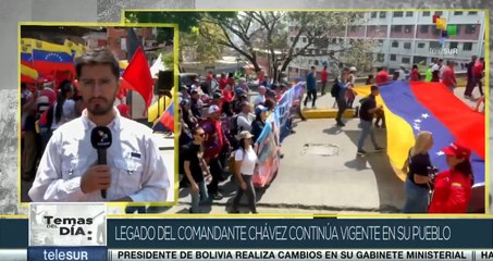Venezolanos brindan homenaje a la memoria de Hugo Chávez