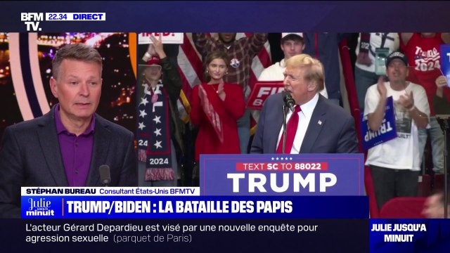 Primaires américaines: Il y a une corrélation directe à faire entre les troubles de Donald Trump devant les tribunaux et son succès électoral , pour Stéphan Bureau (consultant États-Unis BFMTV)