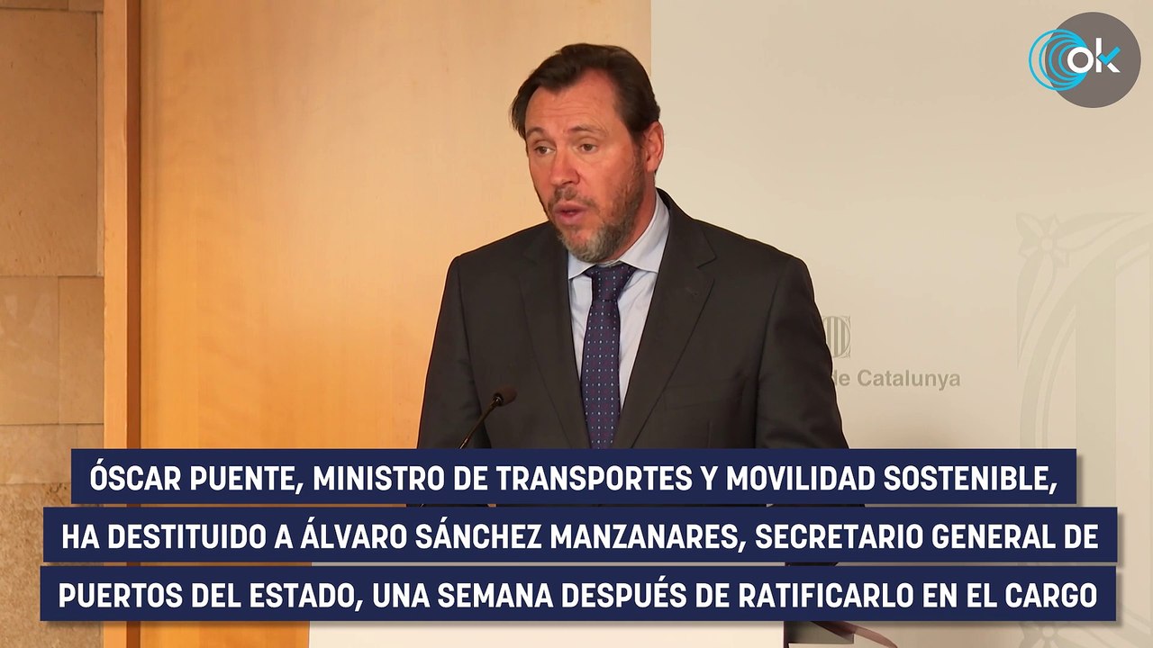 Puente destituye al cargo de Puertos del Estado que compró las mascarillas a la trama de Koldo